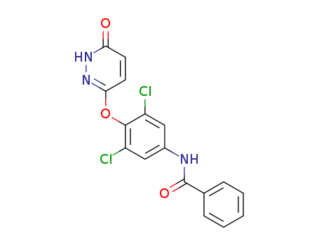 N-(3,5-dichloro-4-((6-oxo-1,6-dihydropyridazin-3-yl)oxy)phenyl)benzamide